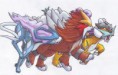 Suicune Entei e raikou